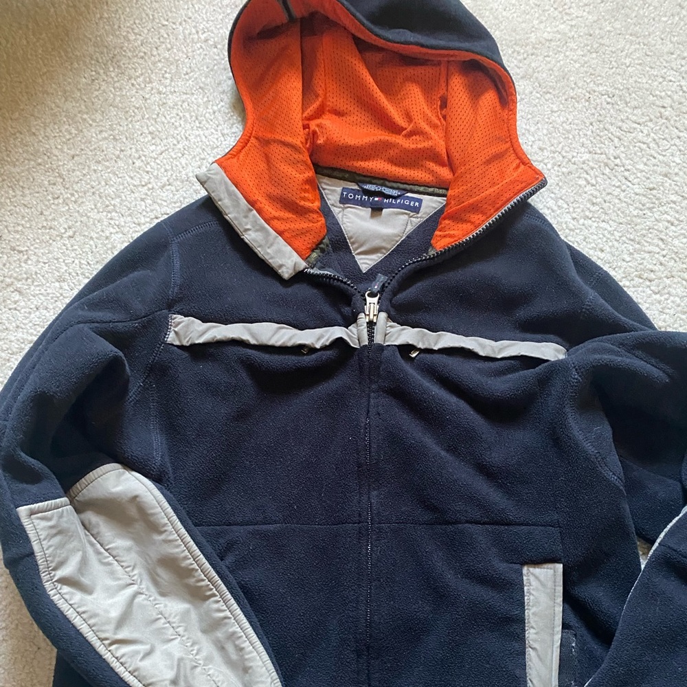 Thick fleece jacket mens size S